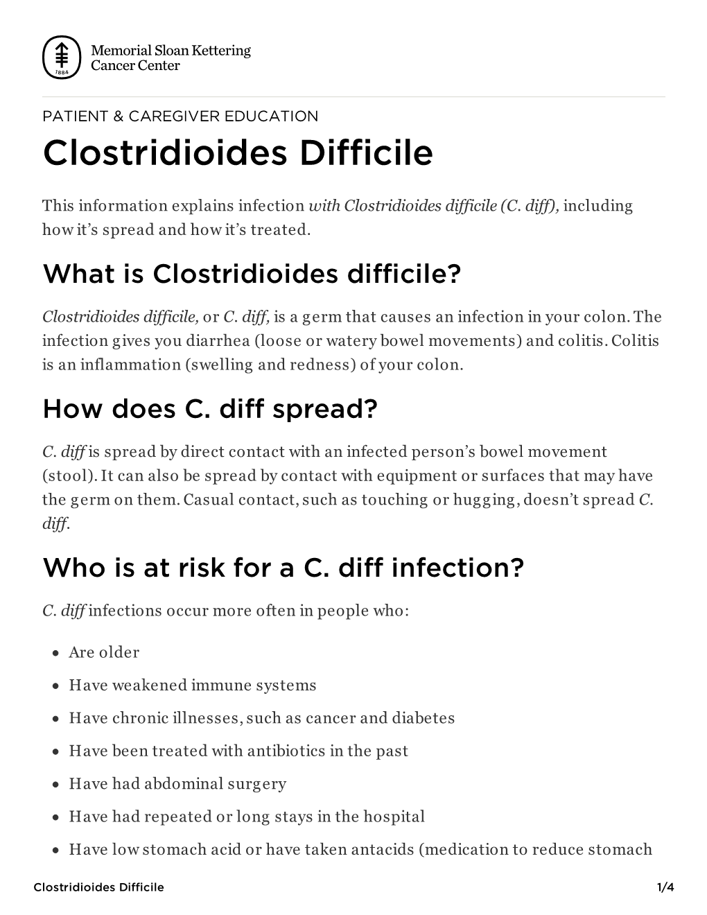 Clostridioides Difficile