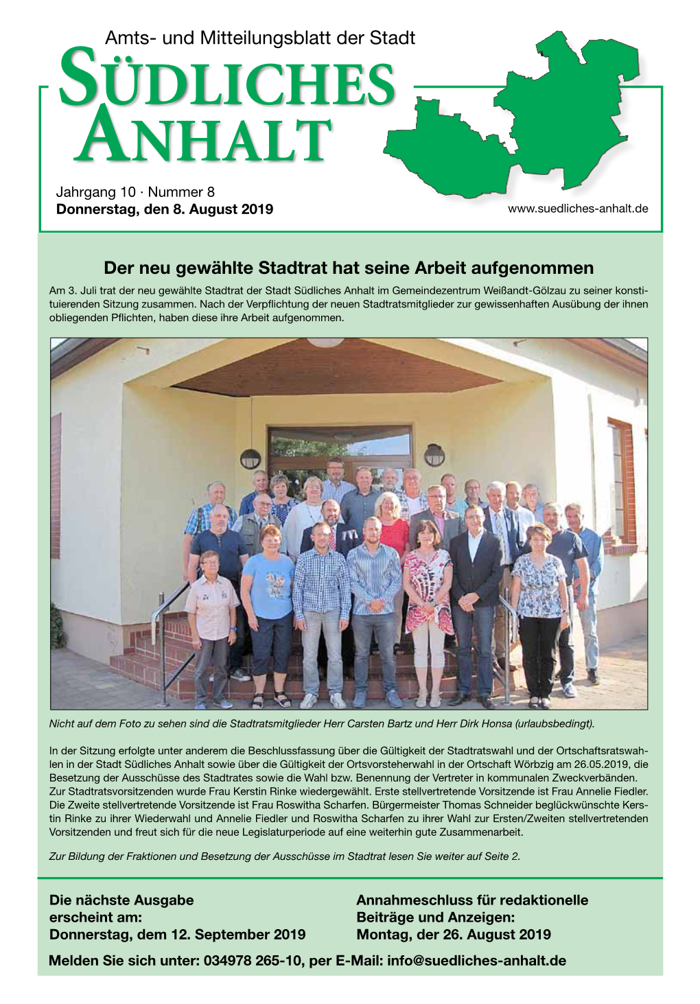 Amtsblatt Nr.8