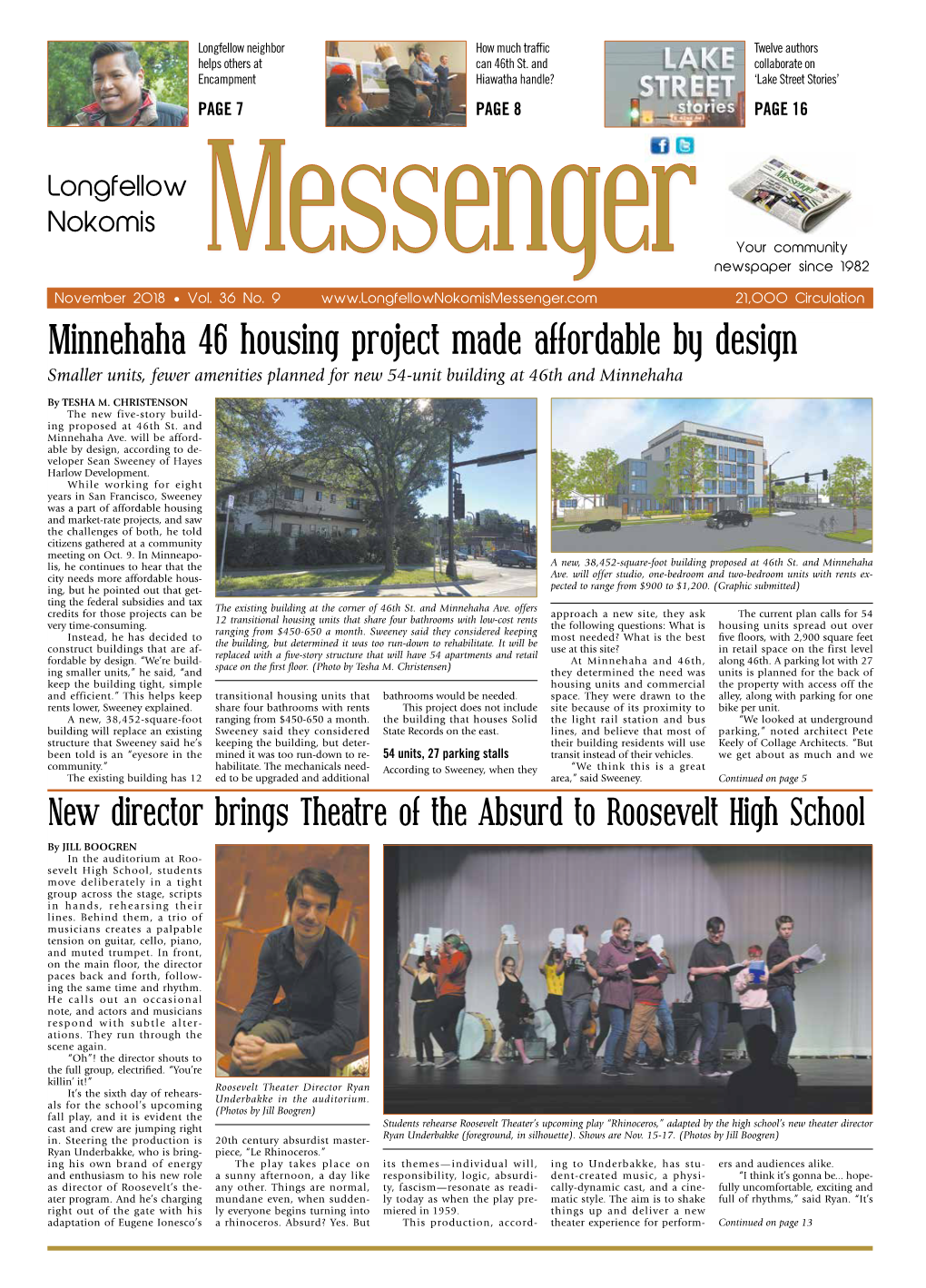 Minnehaha 46 Housing Project Made Affordable by Design Smaller Units, Fewer Amenities Planned for New 54-Unit Building at 46Th and Minnehaha