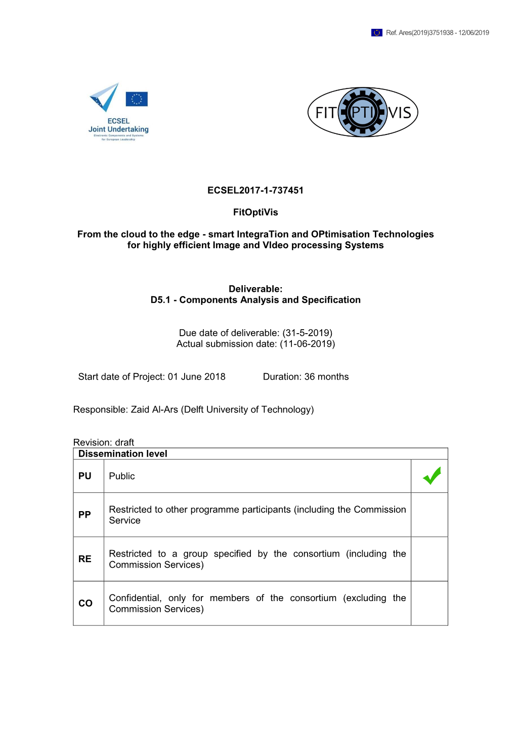 ECSEL2017-1-737451 Fitoptivis from the Cloud to the Edge