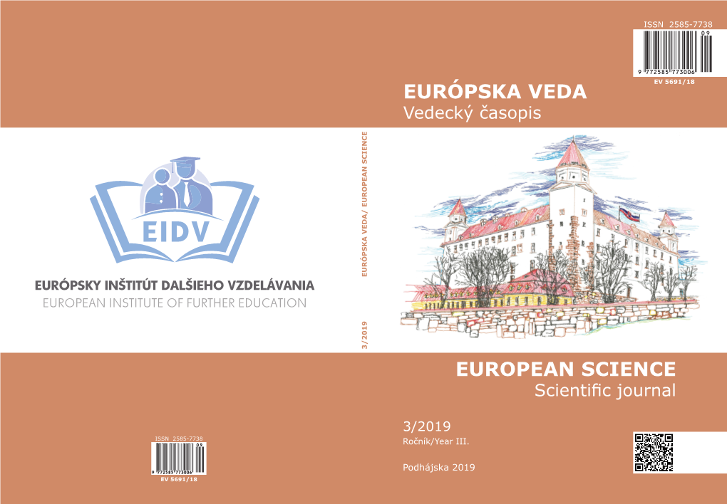 Európska Veda European Science