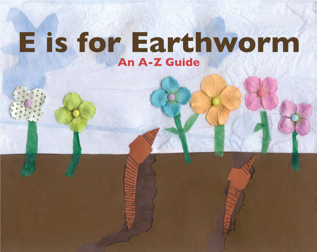 E Is for Earthworm an A-Z Guide