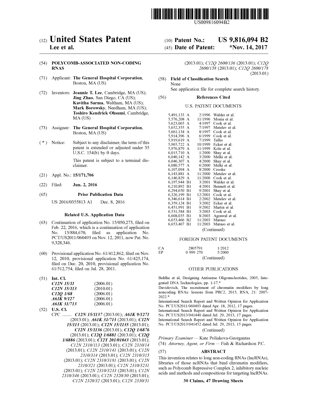 THAT ARE NOT ALLOKULUNUTTUUS009816094B2 (12 ) United States Patent ( 10) Patent No