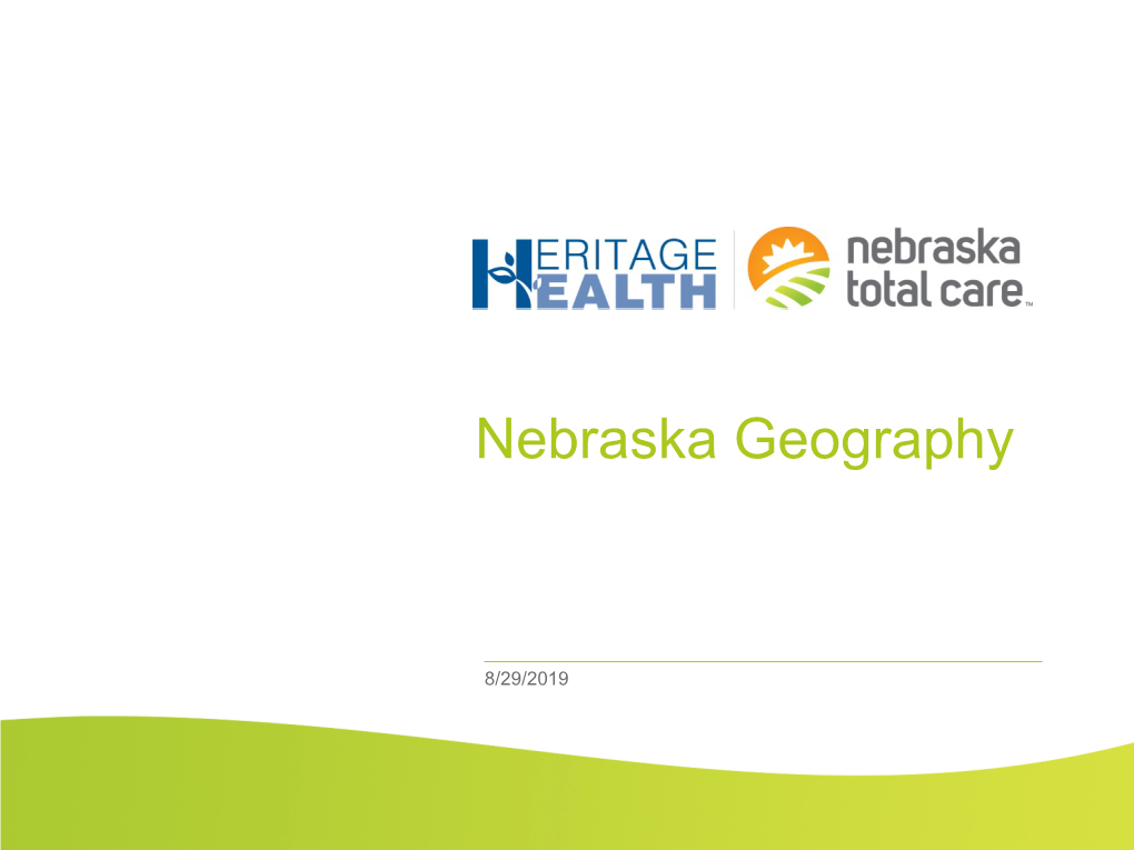 Nebraska Geography (PDF)