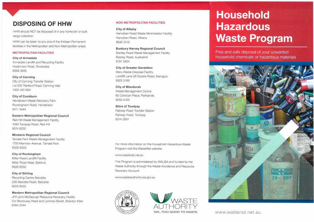 Household Hazardous Waste Program