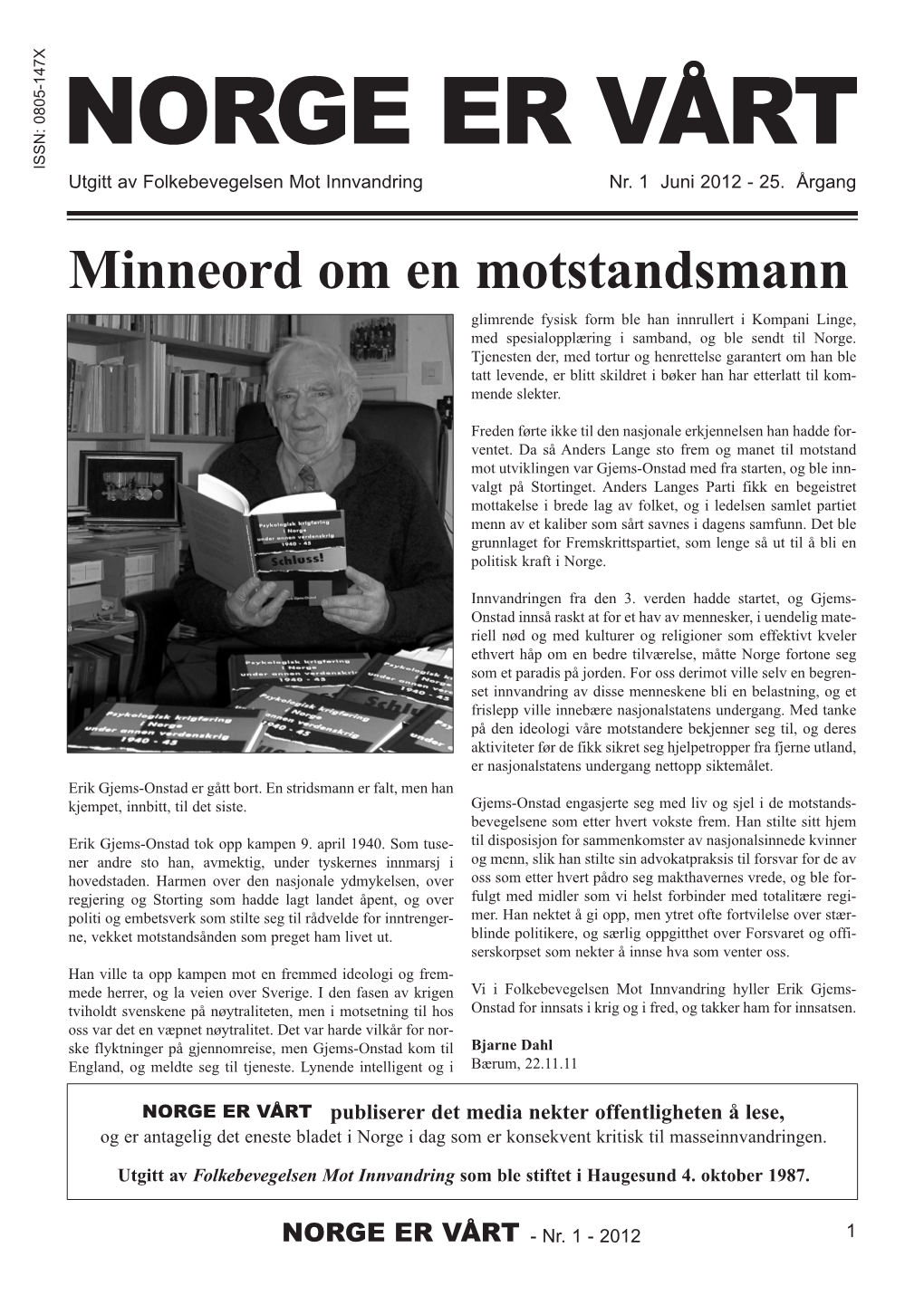 Norge Er V„Rt 1/12 (Page 1)