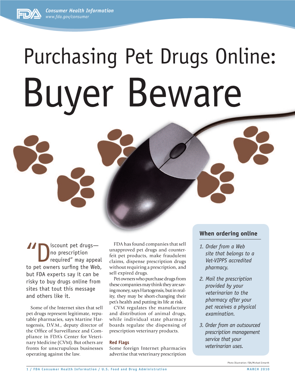 Purchasing Pet Drugs Online: Buyer Beware