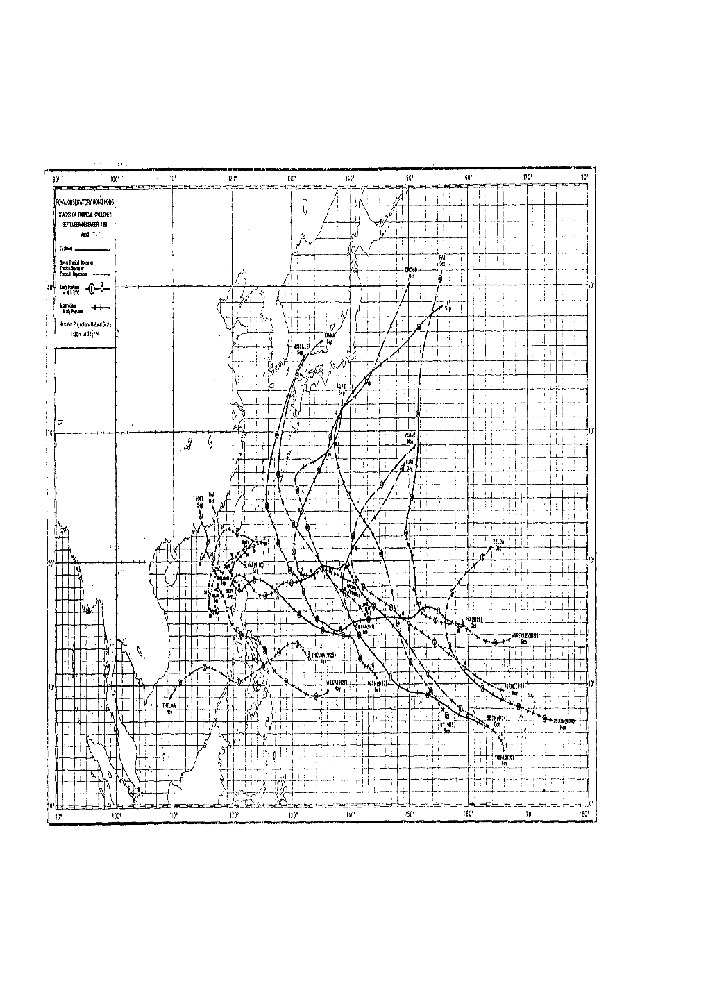 Tropical Cyclones in 1991