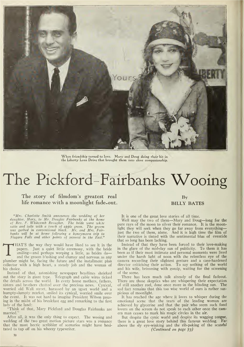 Photoplay July 1920 – the Pickford-Fairbanks Wooing