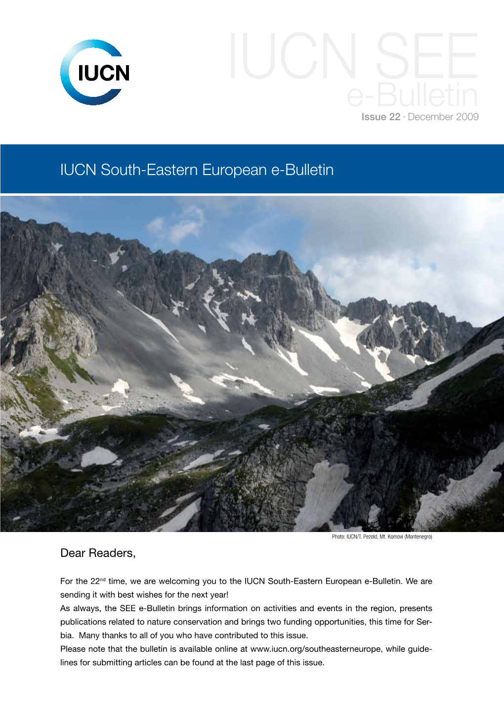E-Bulletin Issue 22 · December 2009