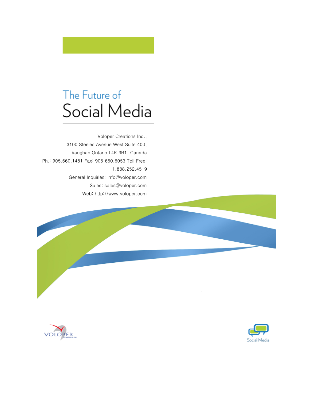 Social Media White Paper