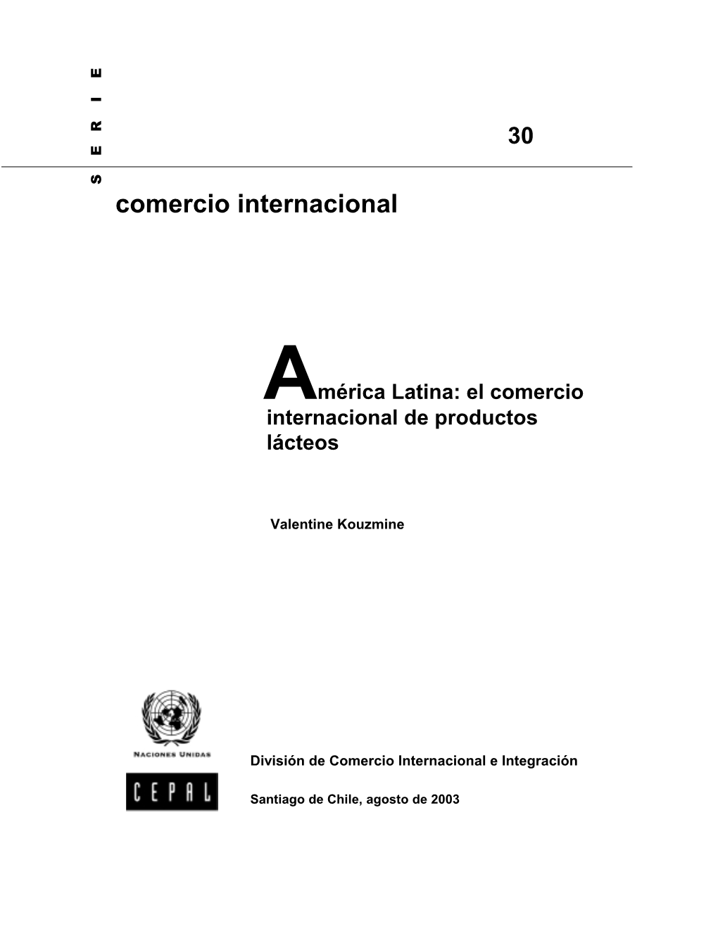 El Comercio Internacional De Productos Lácteos