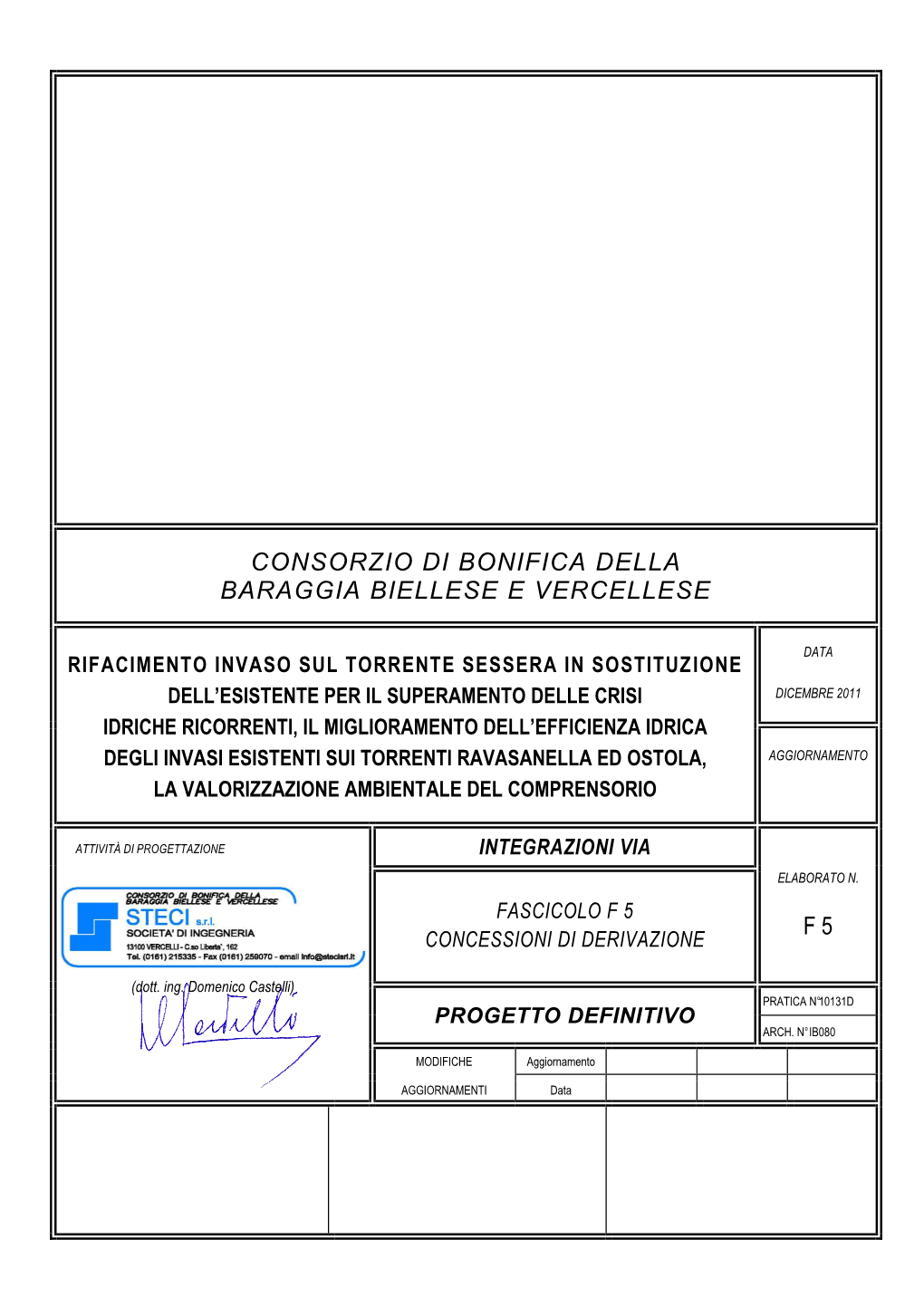 F05 - Concessioni Derivazione