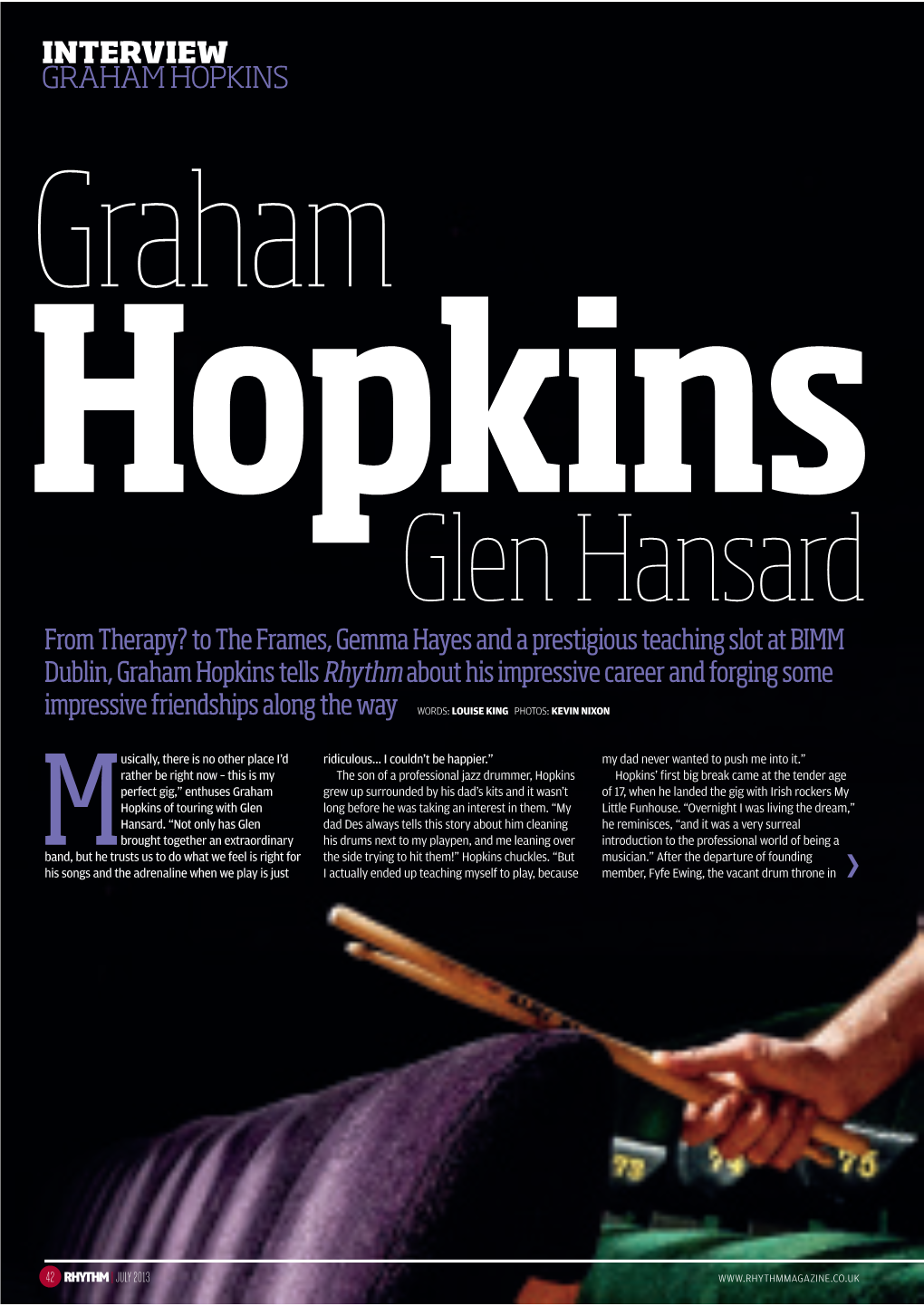 Interview Graham Hopkins