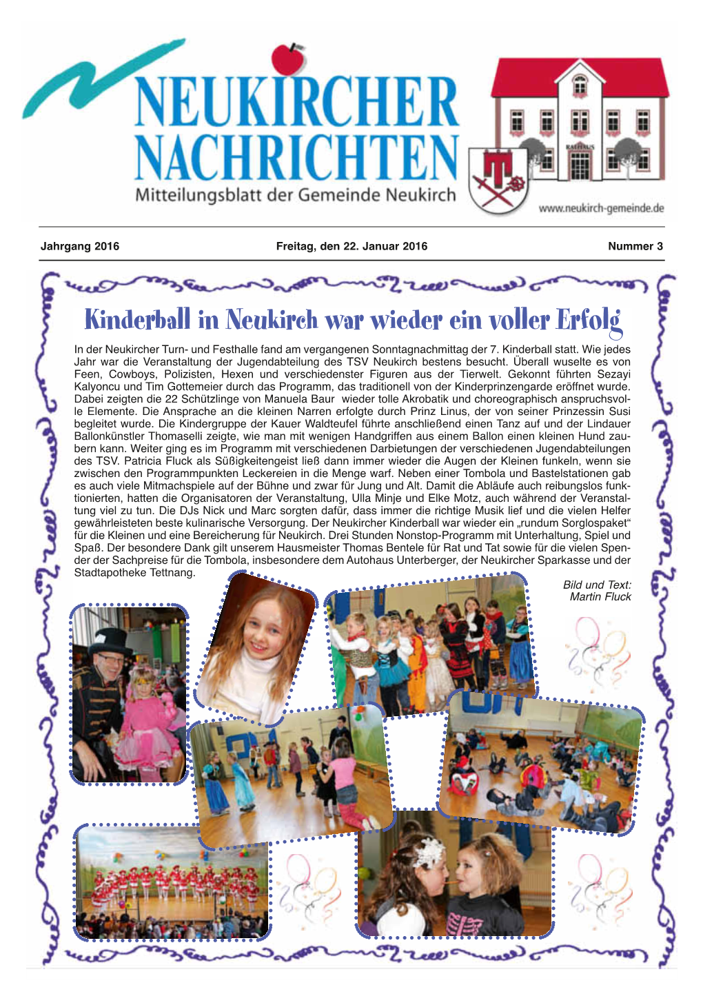 Kinderball in Neukirch War Wieder Ein Voller Erfolg in Der Neukircher Turn- Und Festhalle Fand Am Vergangenen Sonntagnachmittag Der 7