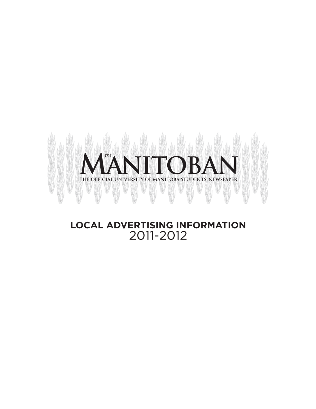 Local Advertising Information 2011-2012 About Us