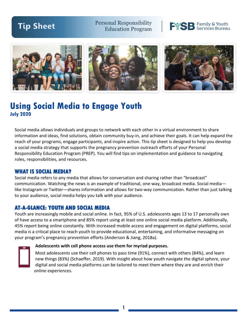 Using Social Media to Engage Youth Revised 7.1.20 to MEES