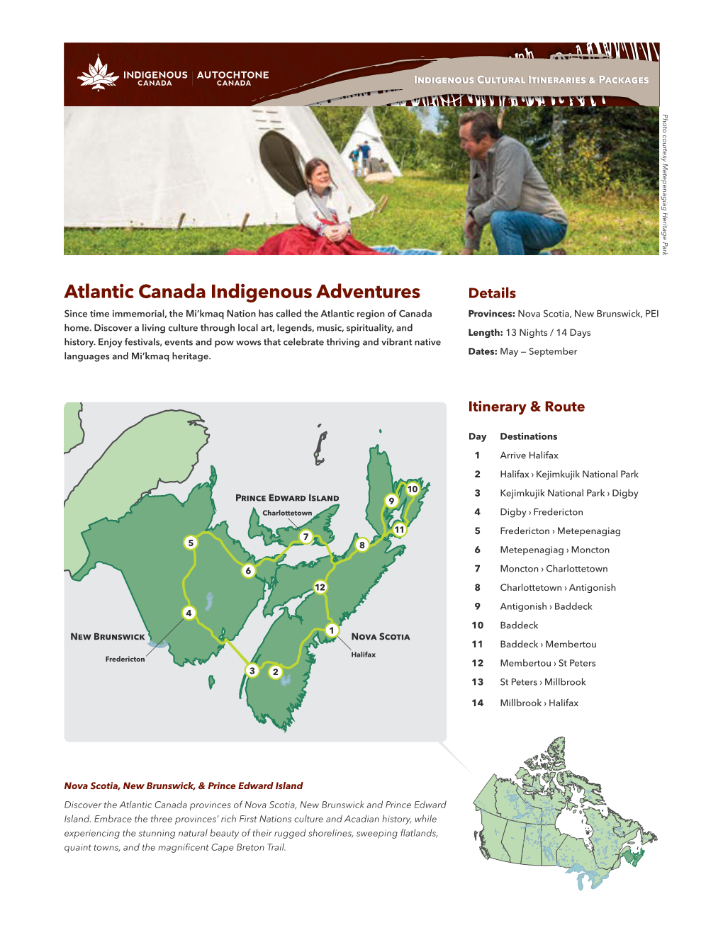 Atlantic Canada Indigenous Adventures