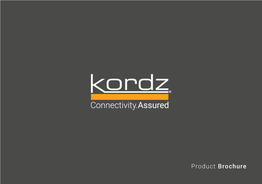 Kordz Product Brochure