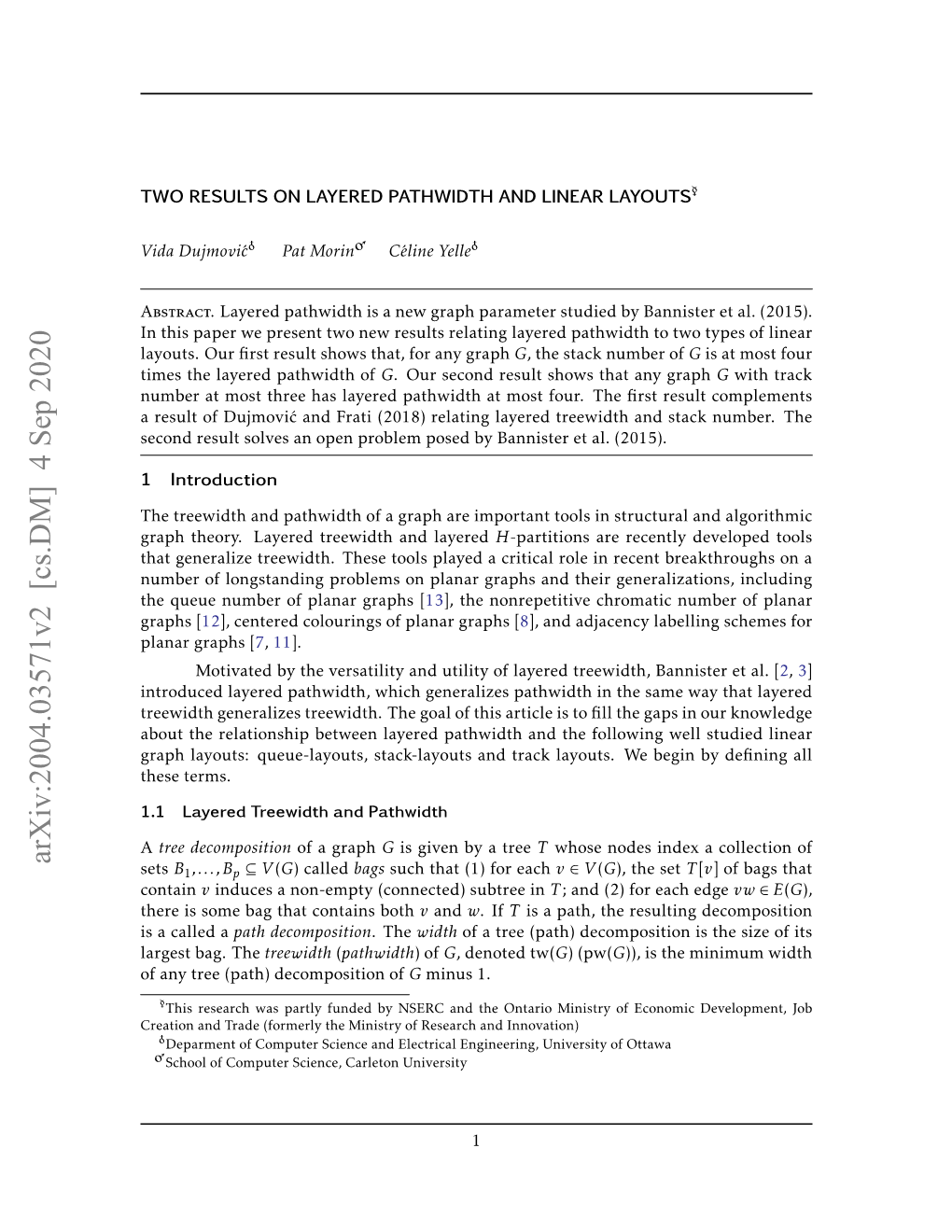 Two Results on Layered Pathwidth and Linear Layoutsâ