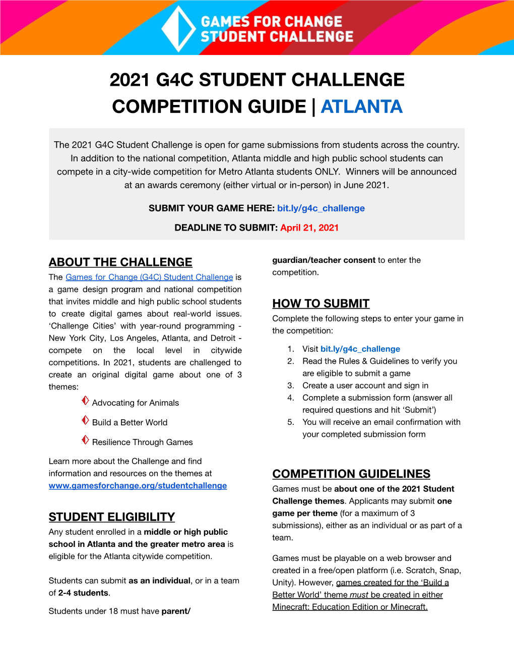 Atlanta Competition Guide