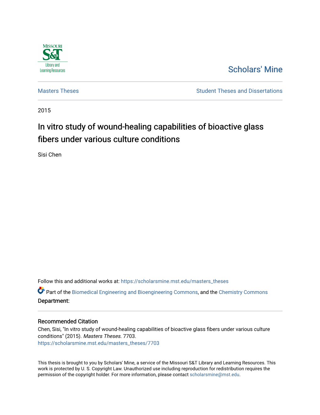 In Vitro Study of Wound-Healing Capabilities of Bioactive Glass Fibers Under Ariousv Culture Conditions