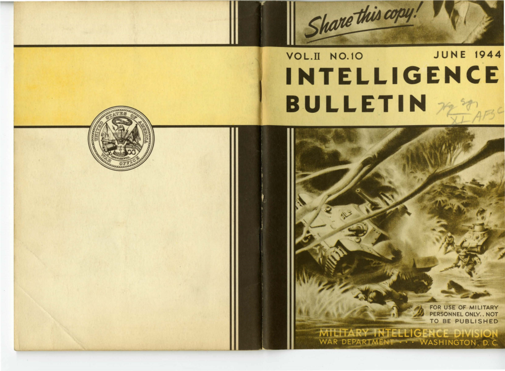 Intelligence Bulletin MID 461