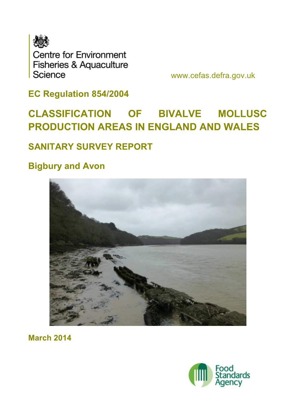 Sanitary Survey Bigbury and Avon (2014) South Hams District