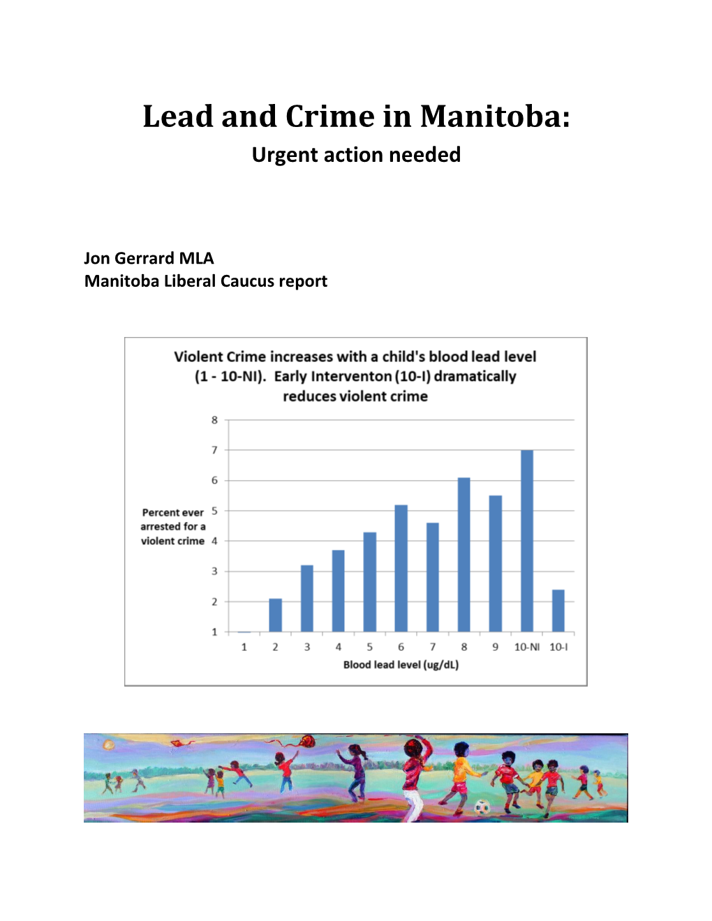 Lead and Crime in Manitoba: Urgent Action Needed