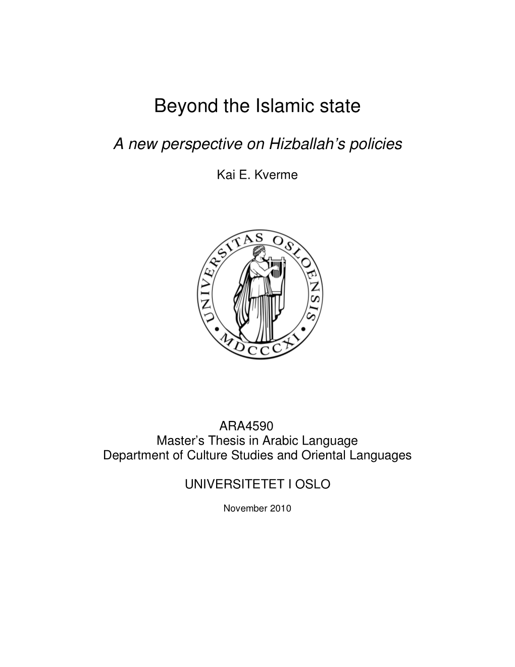 Beyond the Islamic State