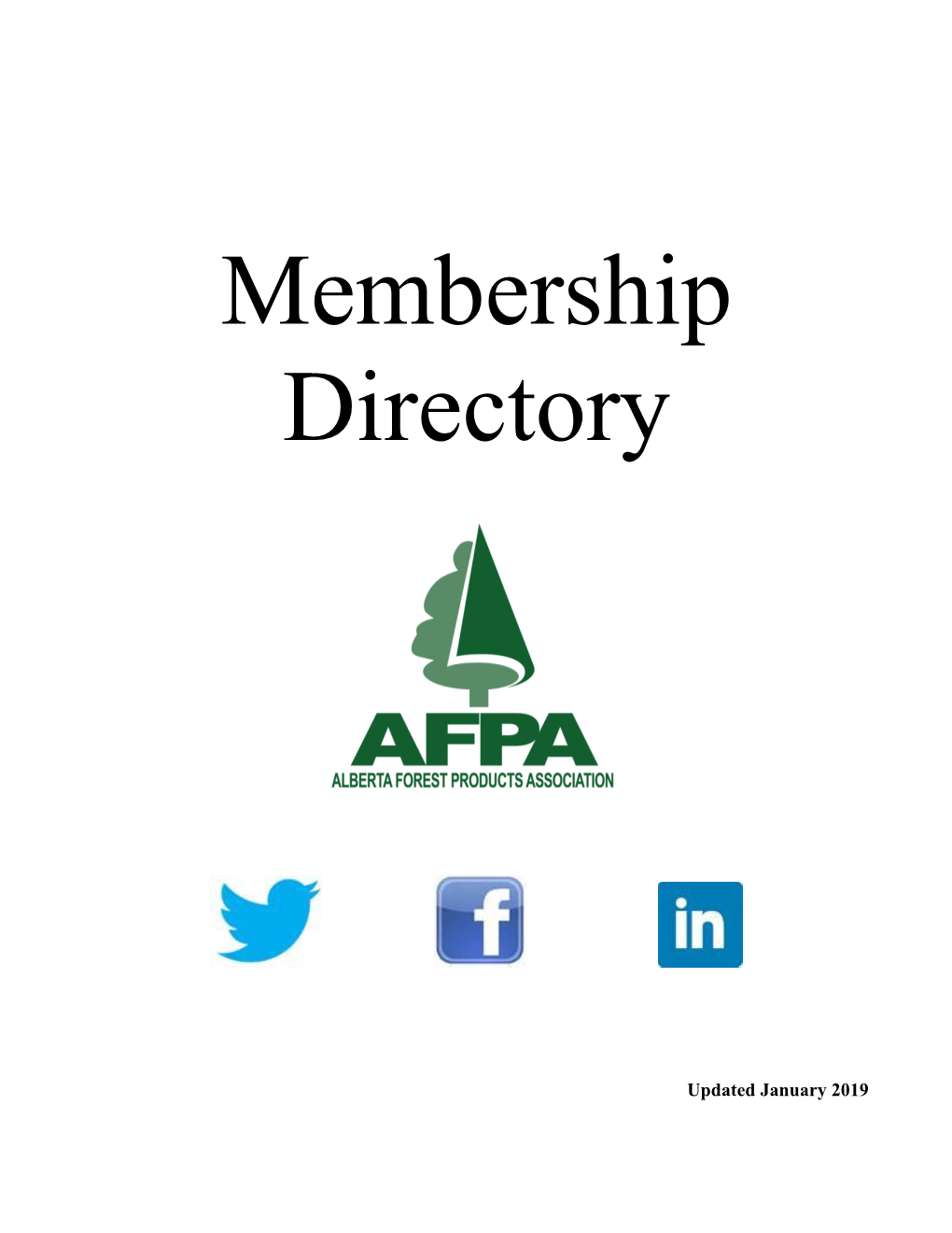 2019 Membership Directory