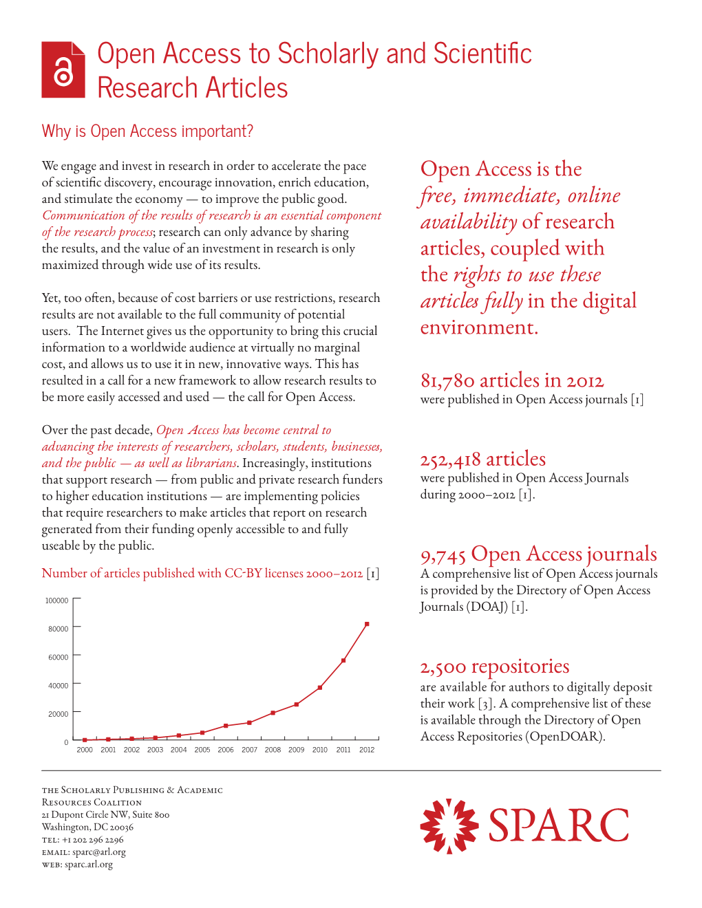 Open Access to Scholarly and Scientific Research Articles