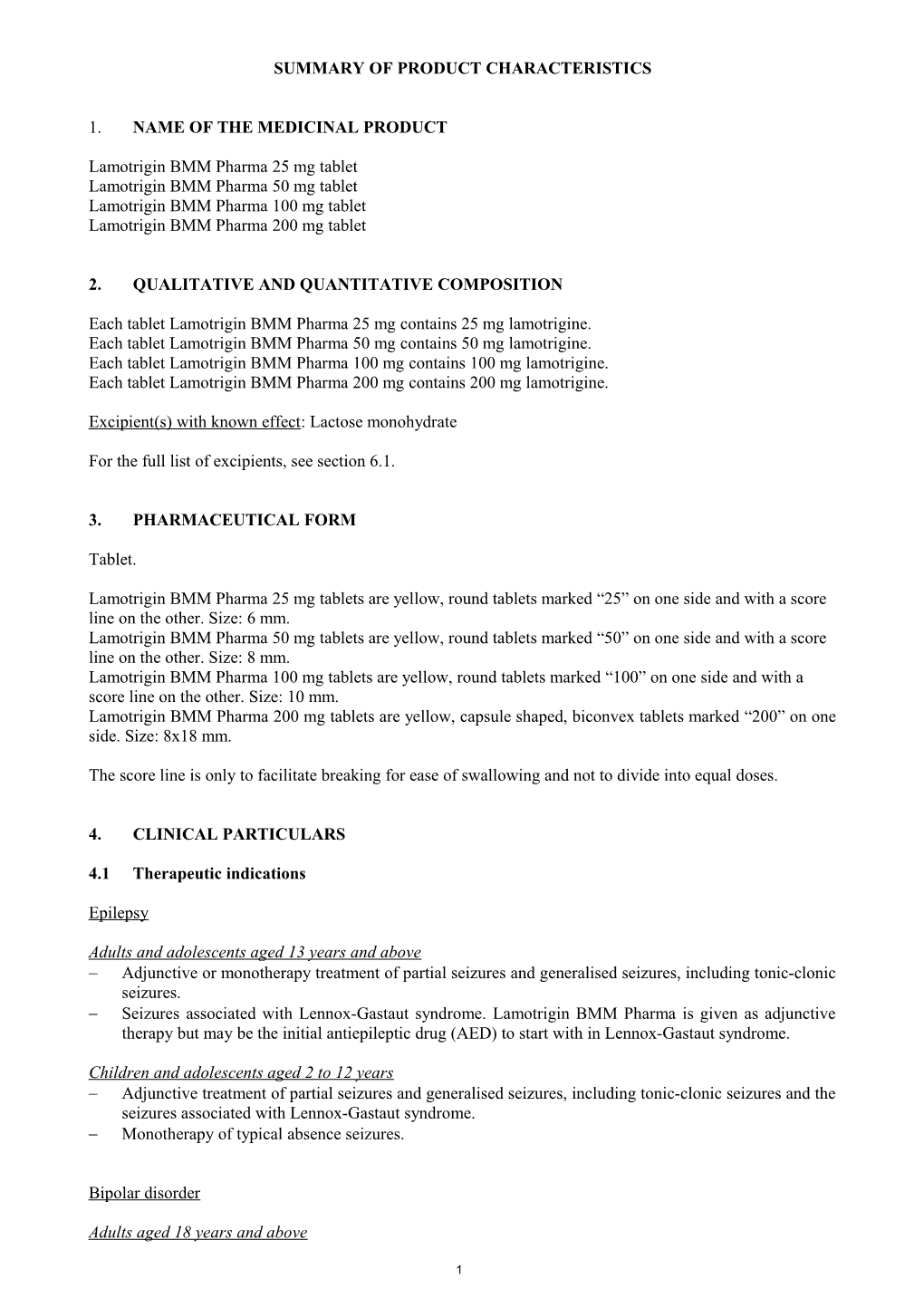 Summary of Product Characteristics s6