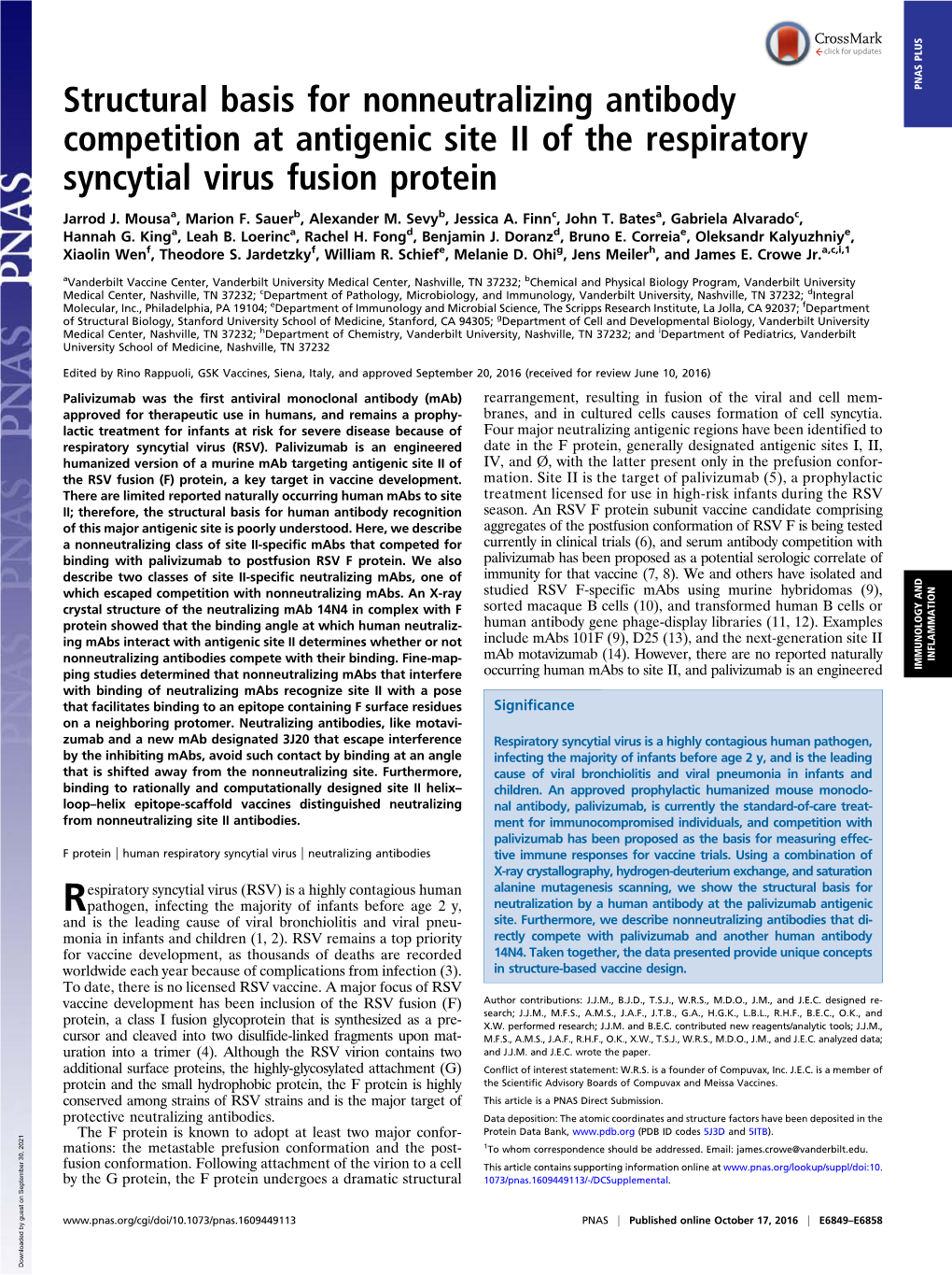 Structural Basis for Nonneutralizing Antibody Competition at Antigenic