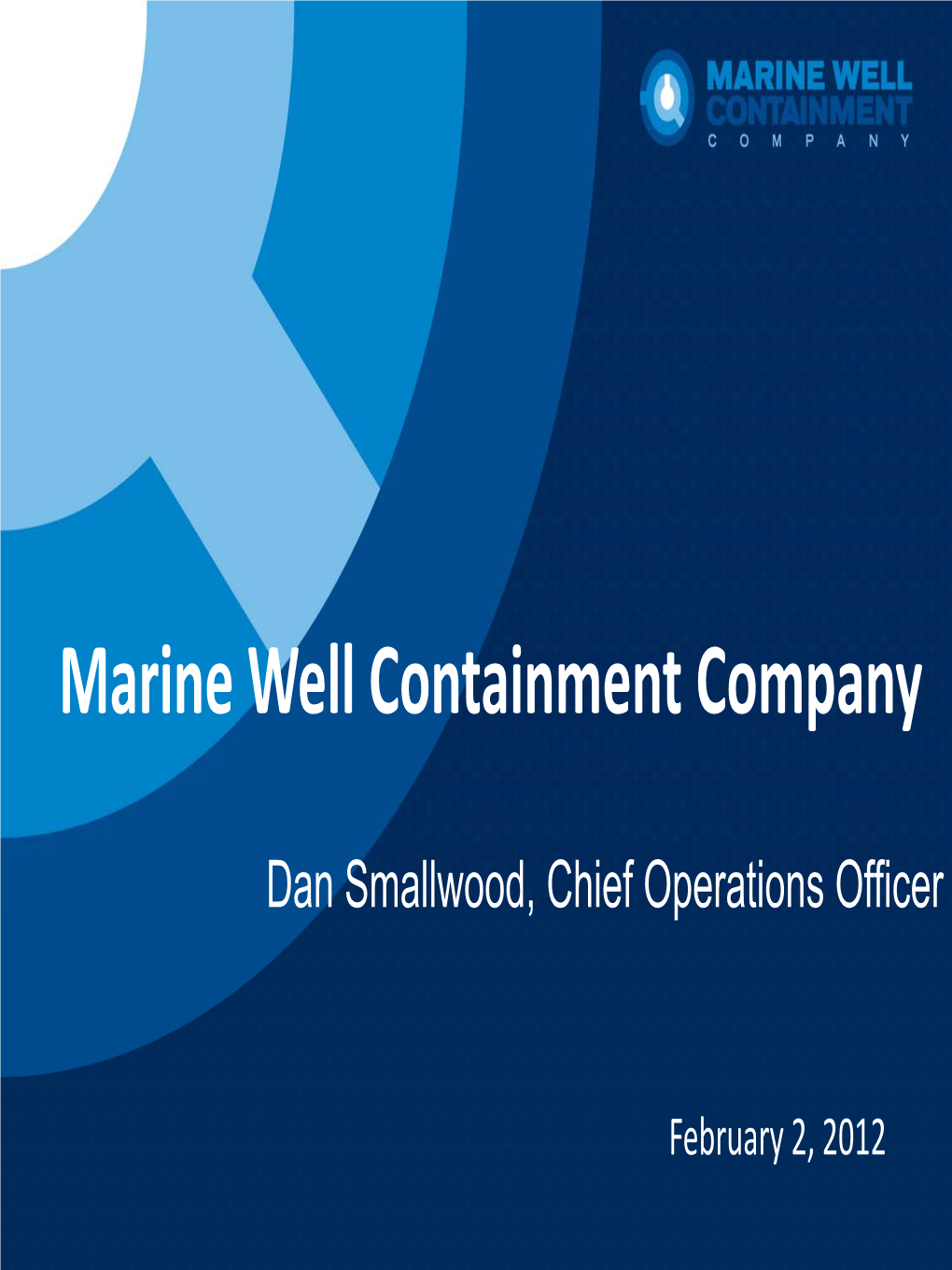 Marine Well Containment Company