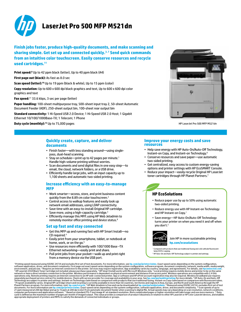 Laserjet Pro 500 MFP M521dn