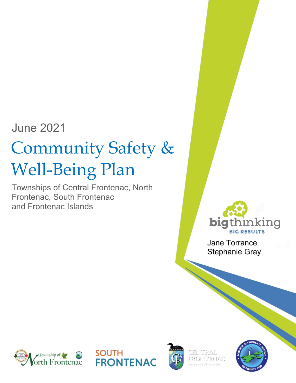 Community Safety and Well-Being Report