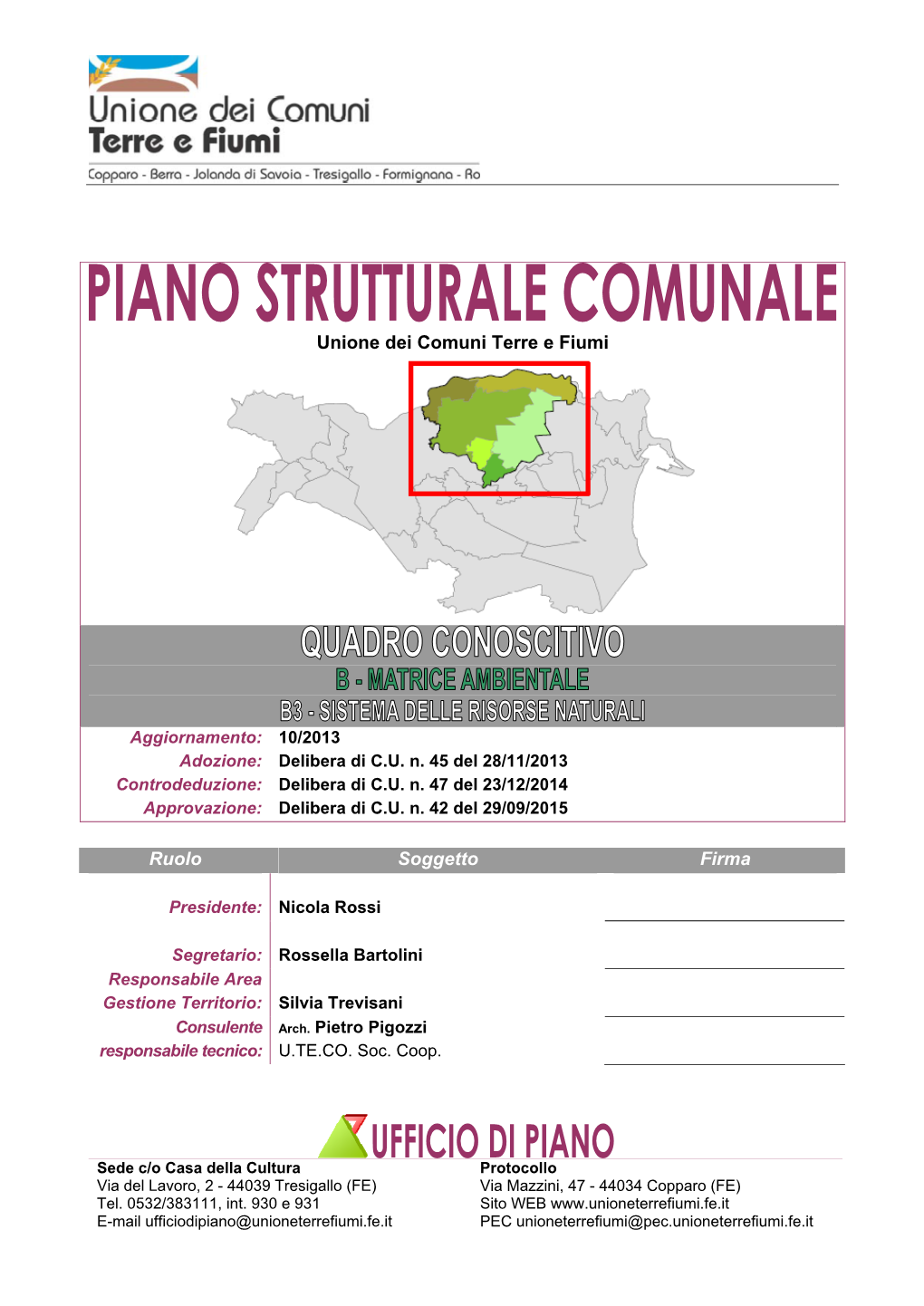 B3 – Sistema Delle Risorse Naturali