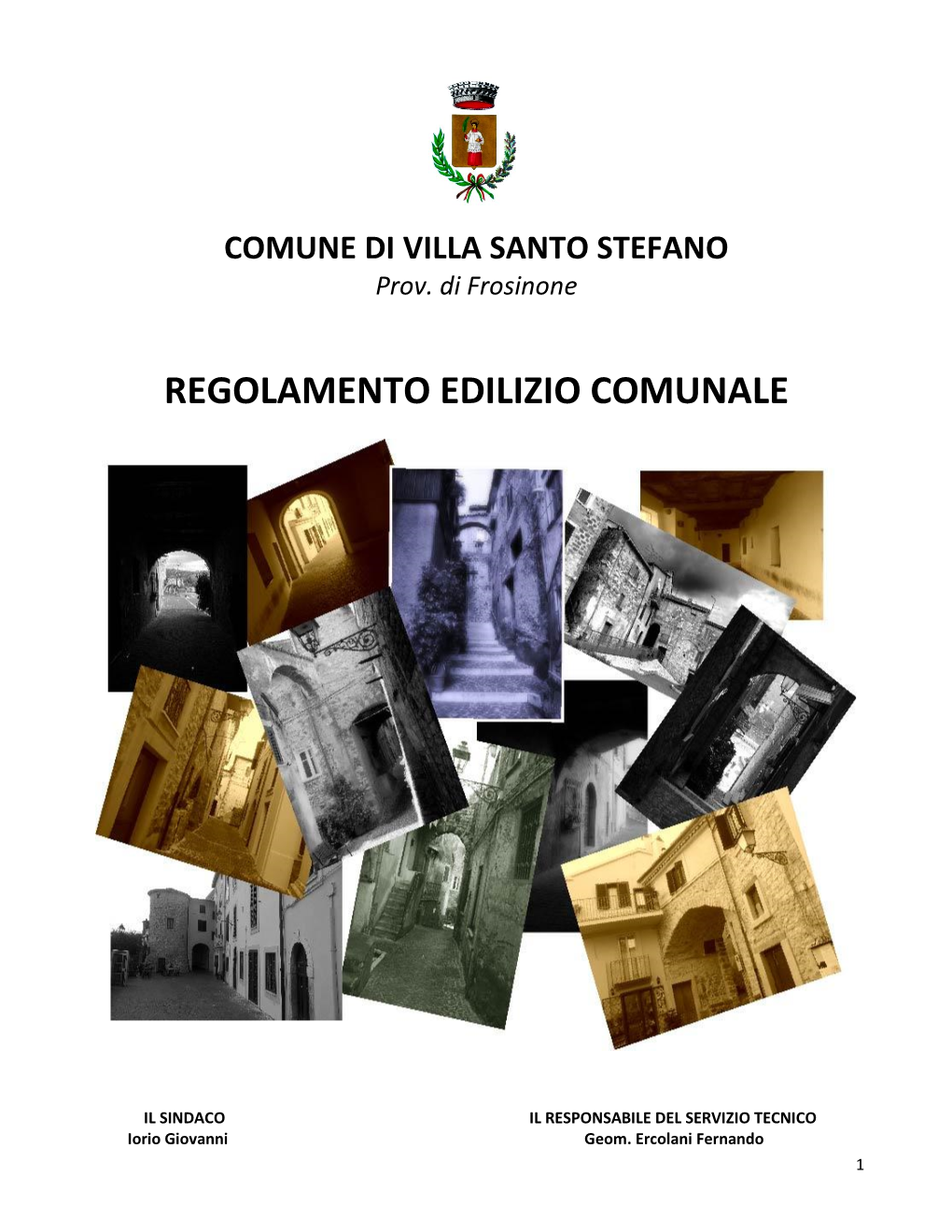 Schema Di Regolamento Edilizio Comunale