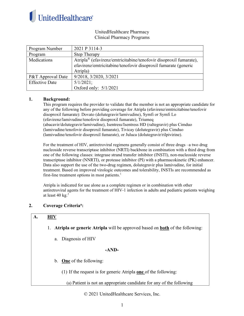 Efavirenz/Emtricitabine/Tenofovir Disoproxil Fumarate