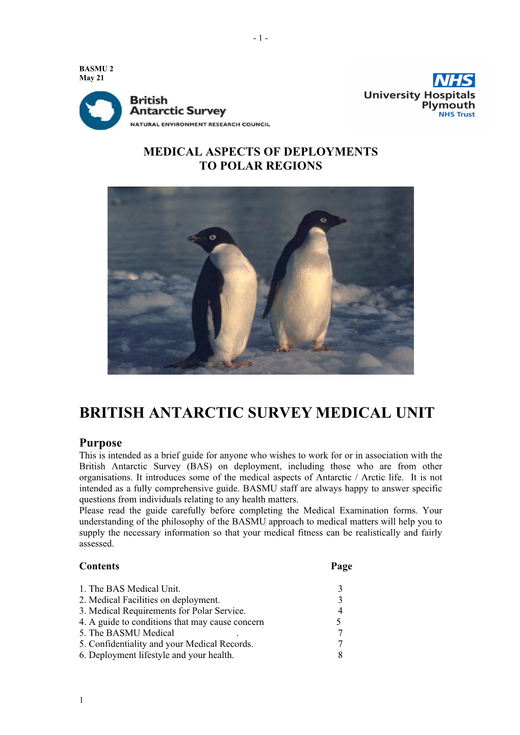 British Antarctic Survey Medical Unit