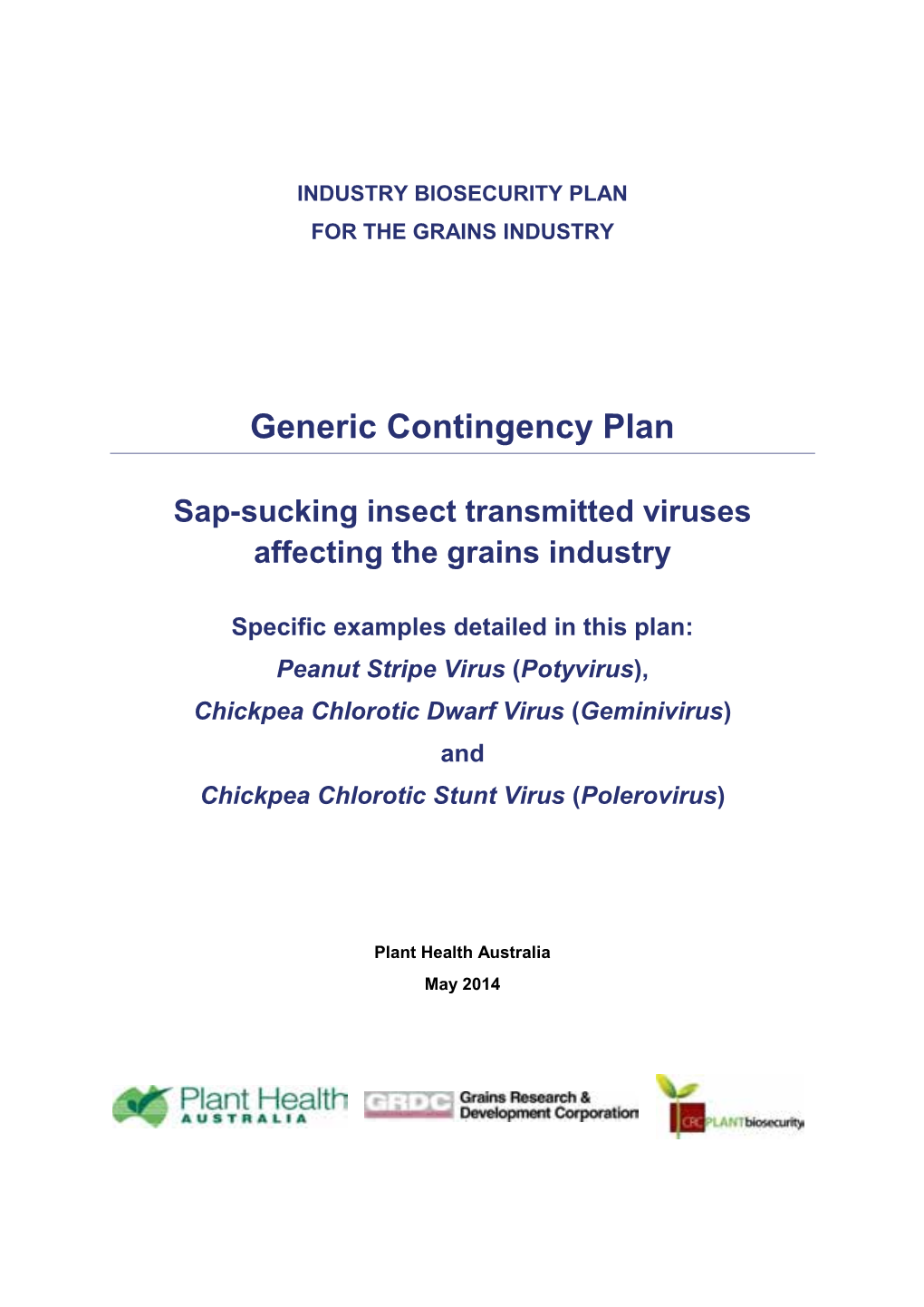 Insect Transmitted Viruses of Grains CP