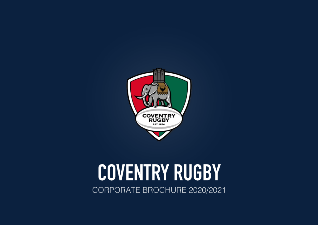 Welcome to COVENTRY RUGBY
