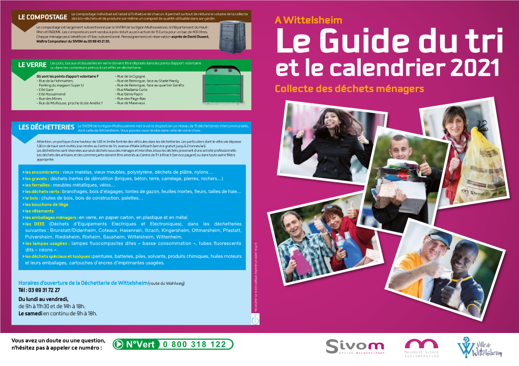 Calendrier De Collecte Wittelsheim 2021