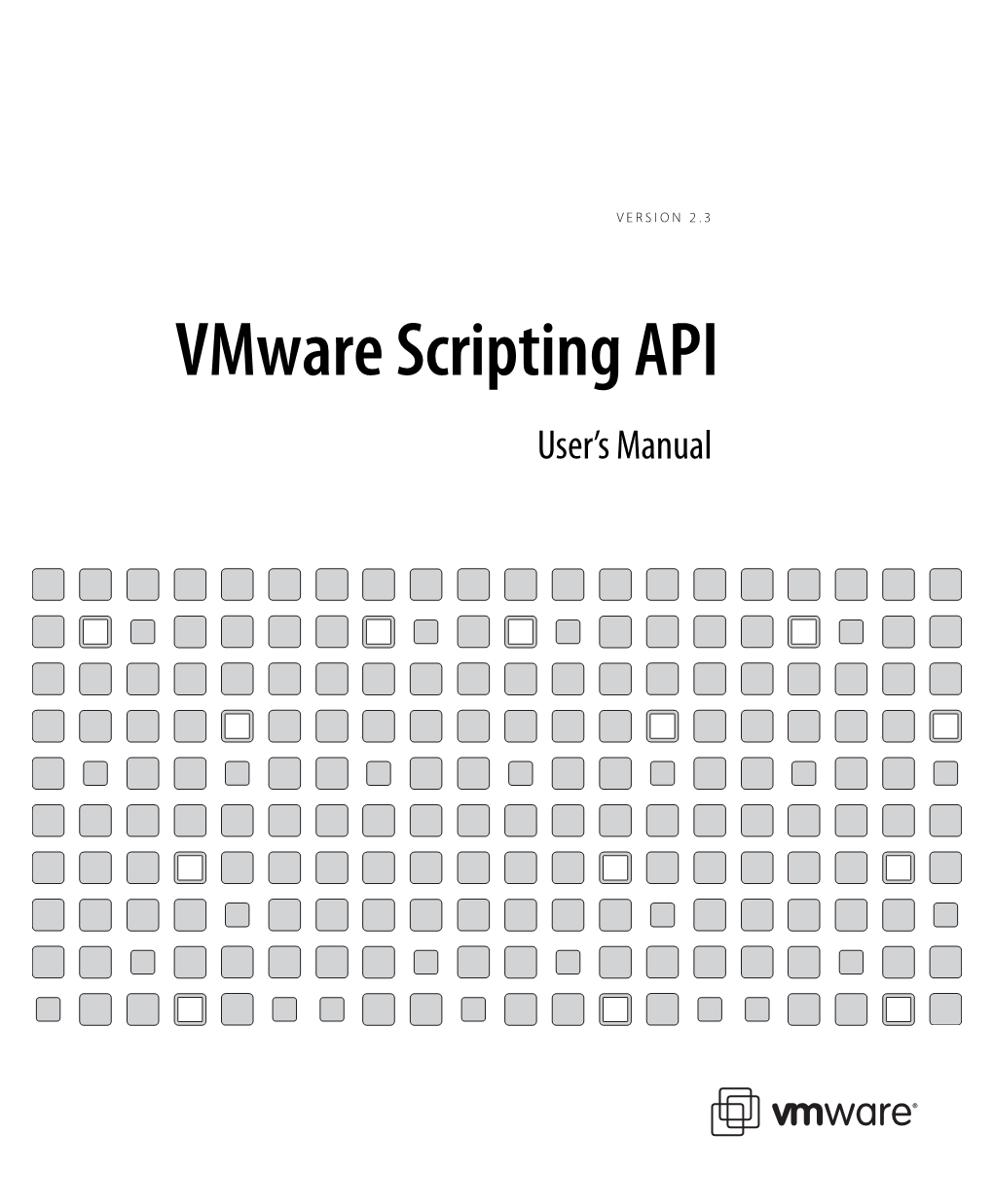 Vmware Scripting API User's Manual