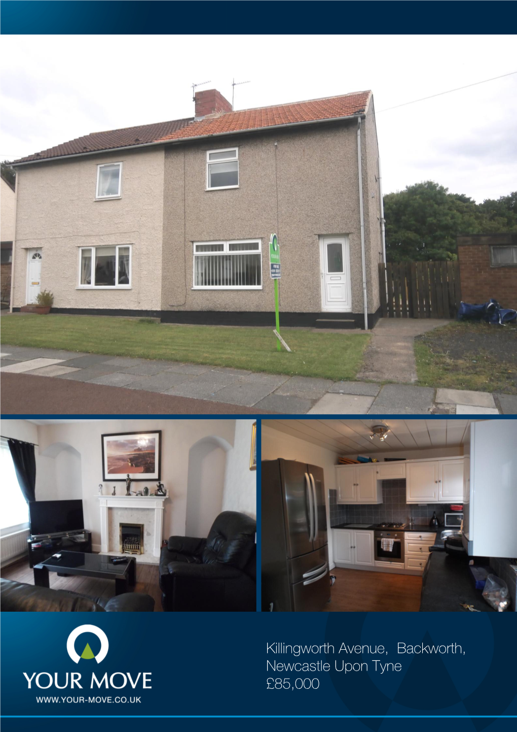 Killingworth Avenue, Backworth, Newcastle Upon Tyne £85,000 Killingworth Avenue, Backworth, Newcastle Upon Tyne