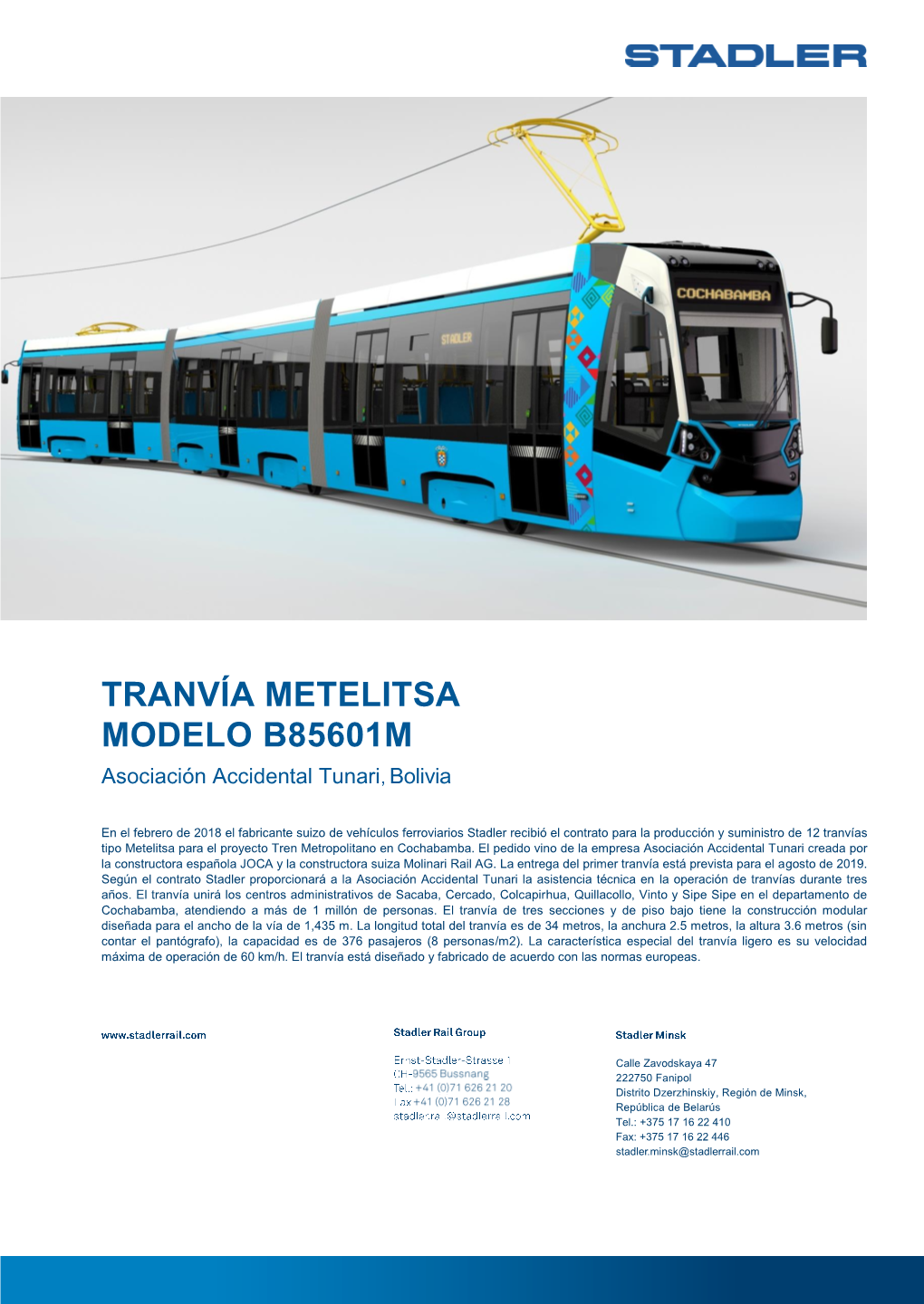 Tranvía Metelitsa Modelo В85601м
