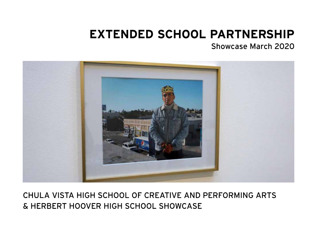 Extended School Partnership Showcase March 2020