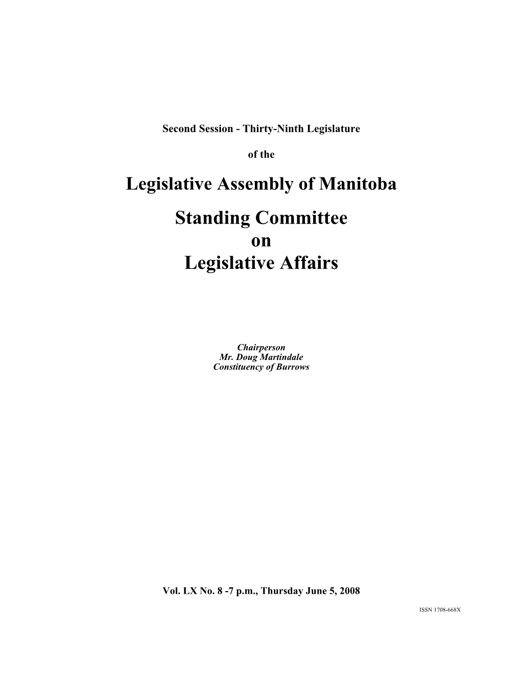 Thirty-Sixth Legislature