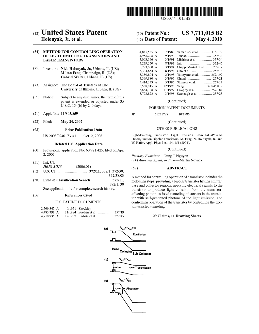 (1)4» W Transmission US 7,711,015 B2 Page 2